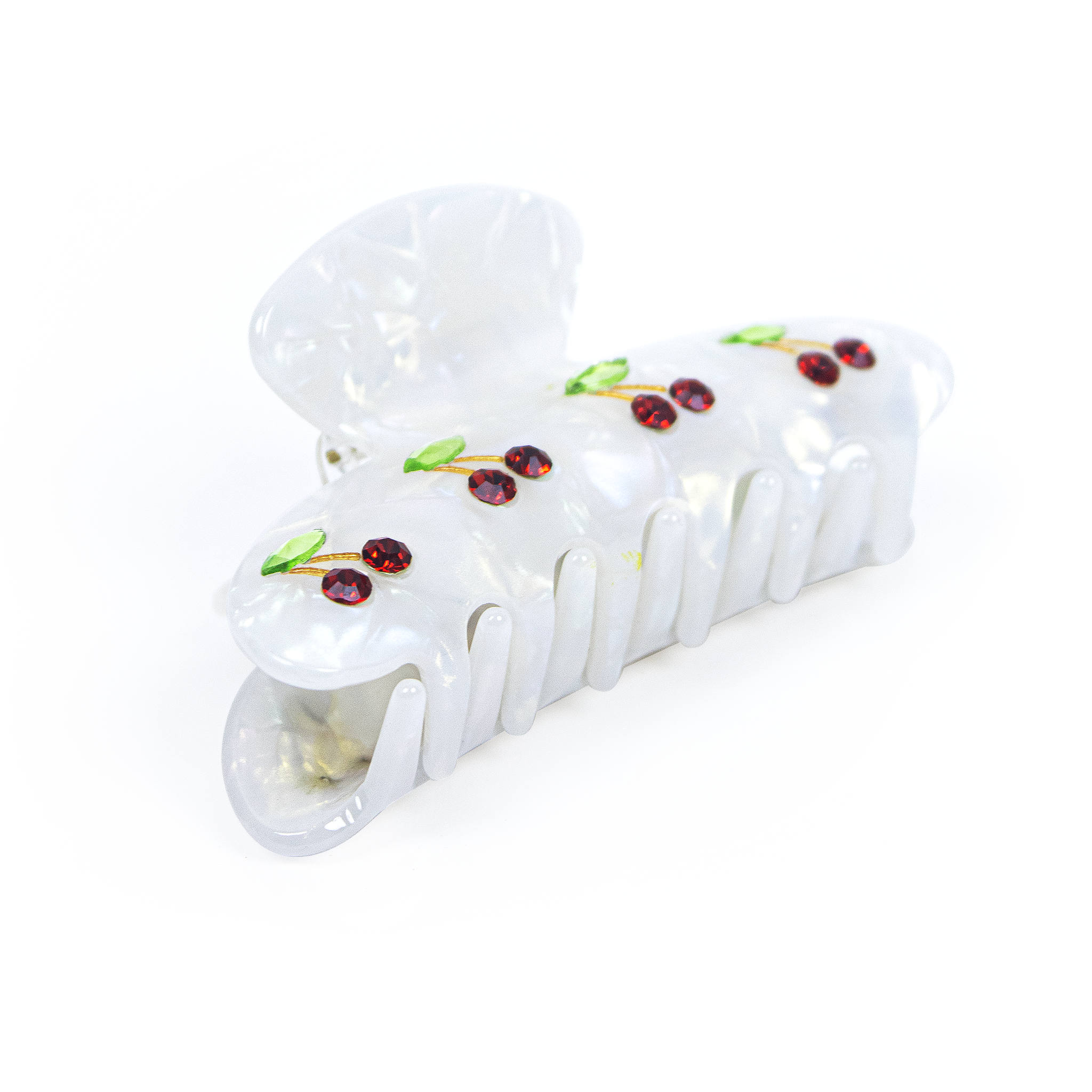 Belle Hair Clip in Frosted Cherry