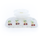 Belle Hair Clip in Frosted Cherry