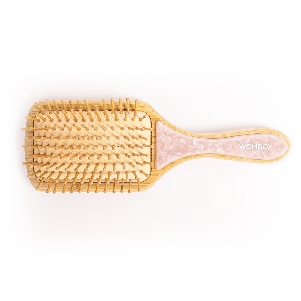 Bamboo Paddle brush Rosy Glow