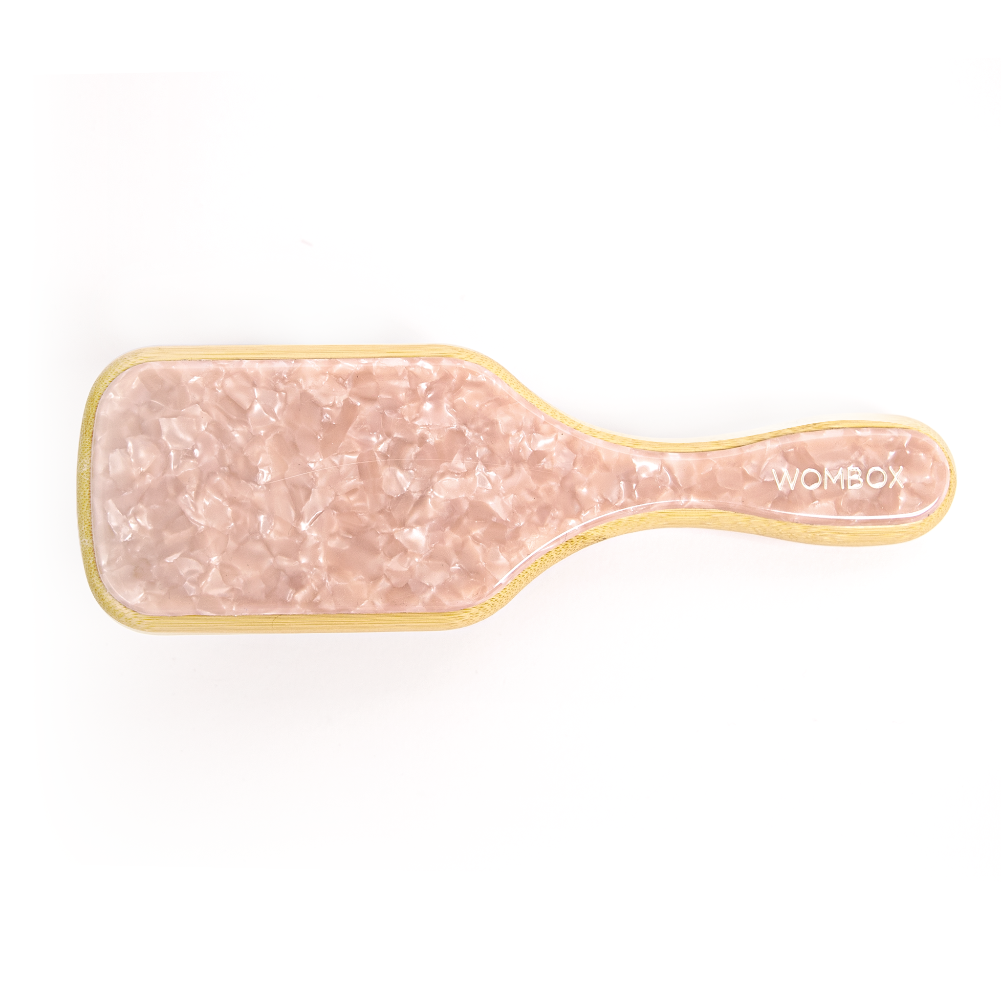 Pink Bamboo Paddle brush in Rosy Glow