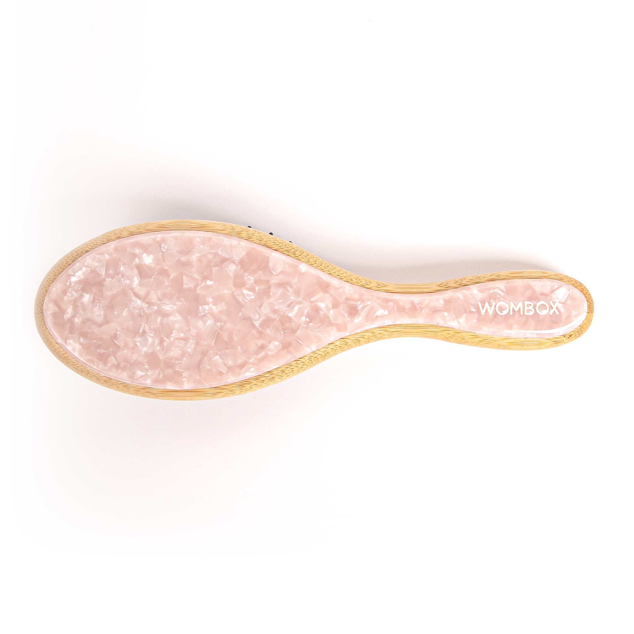 Bamboo Paddle brush in Rosy Glow