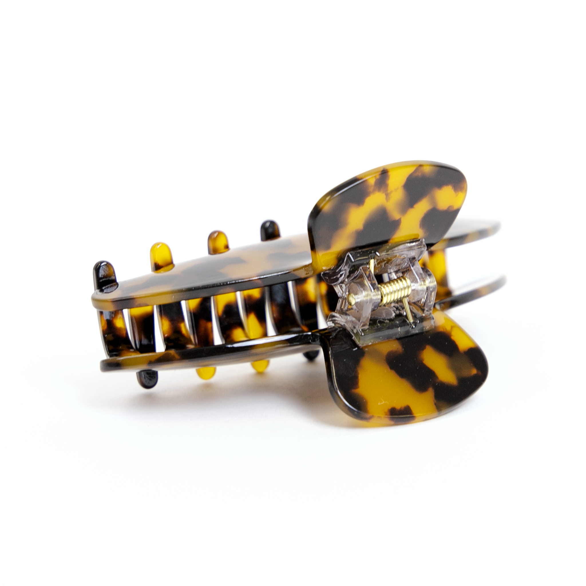 Brown Belle Hair Clip Leopard