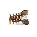 Tiny Claw Hair Clip in Dark chocolate