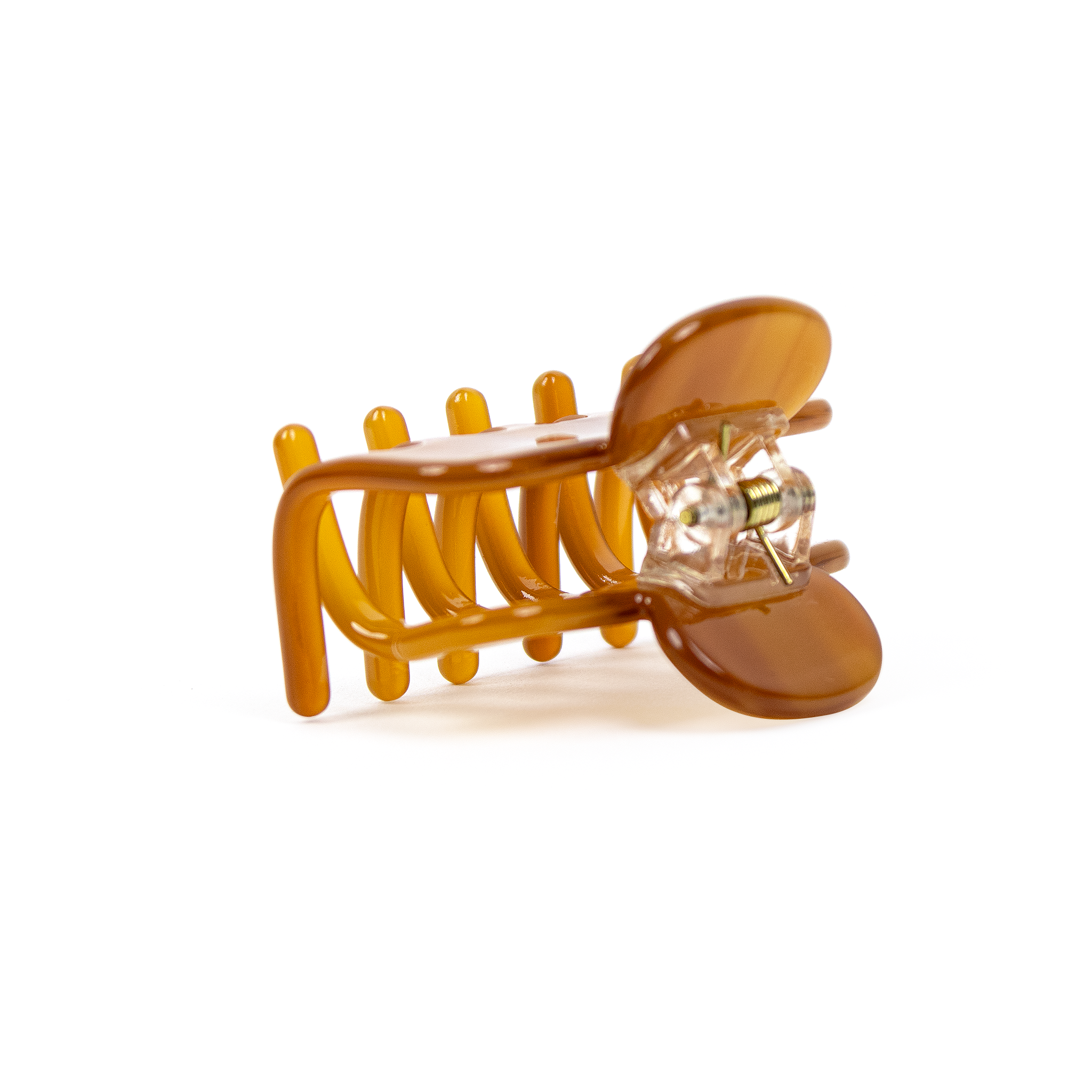 Tiny Claw Hair Clip in Toffee Brown