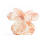 Flower Hair Clip Coral Pink