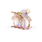 Tiny Claw Clip in Blush Aura
