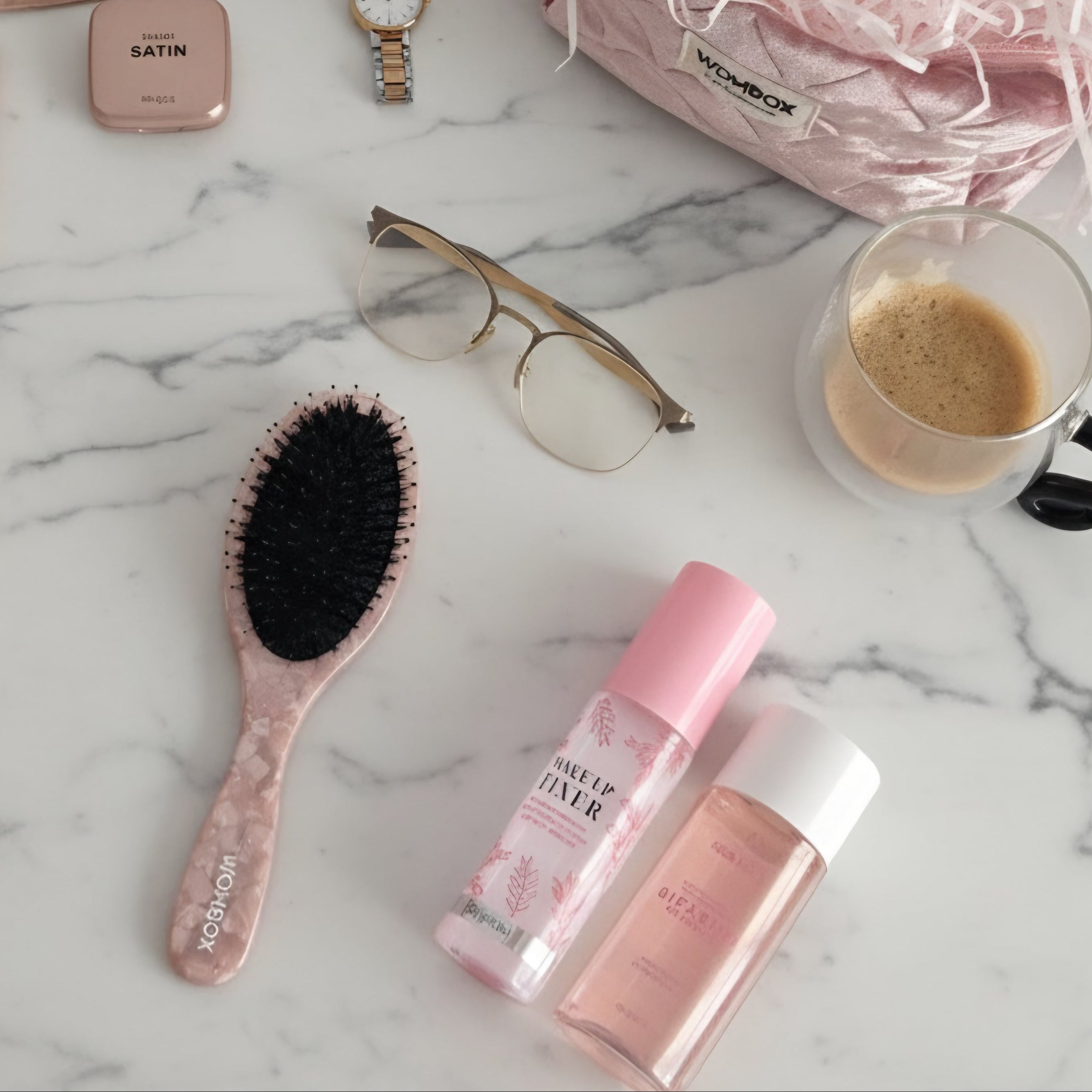 Pure Acetate Brush Rosy Glow