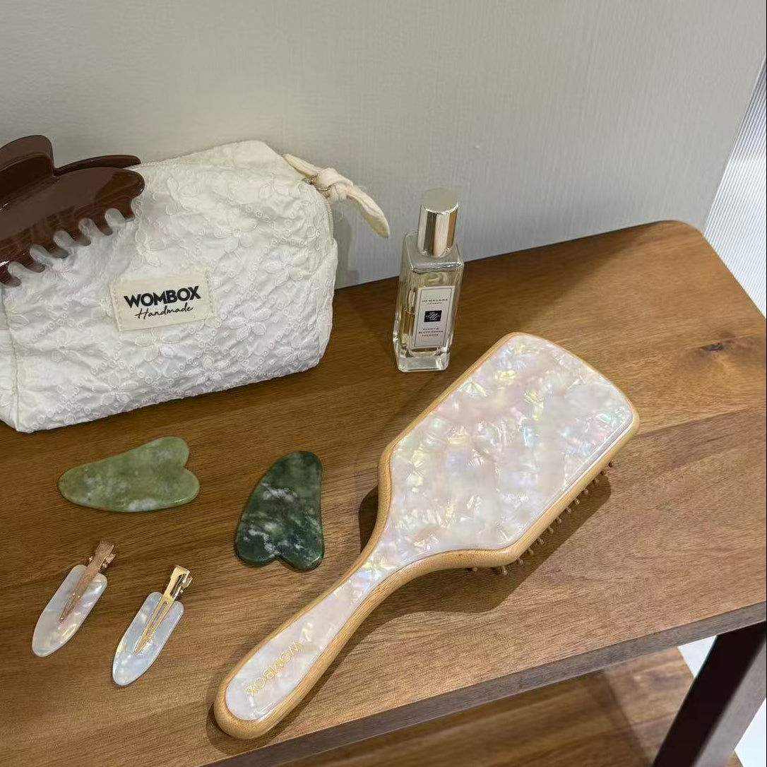 Bamboo Paddle brush Morning Dew