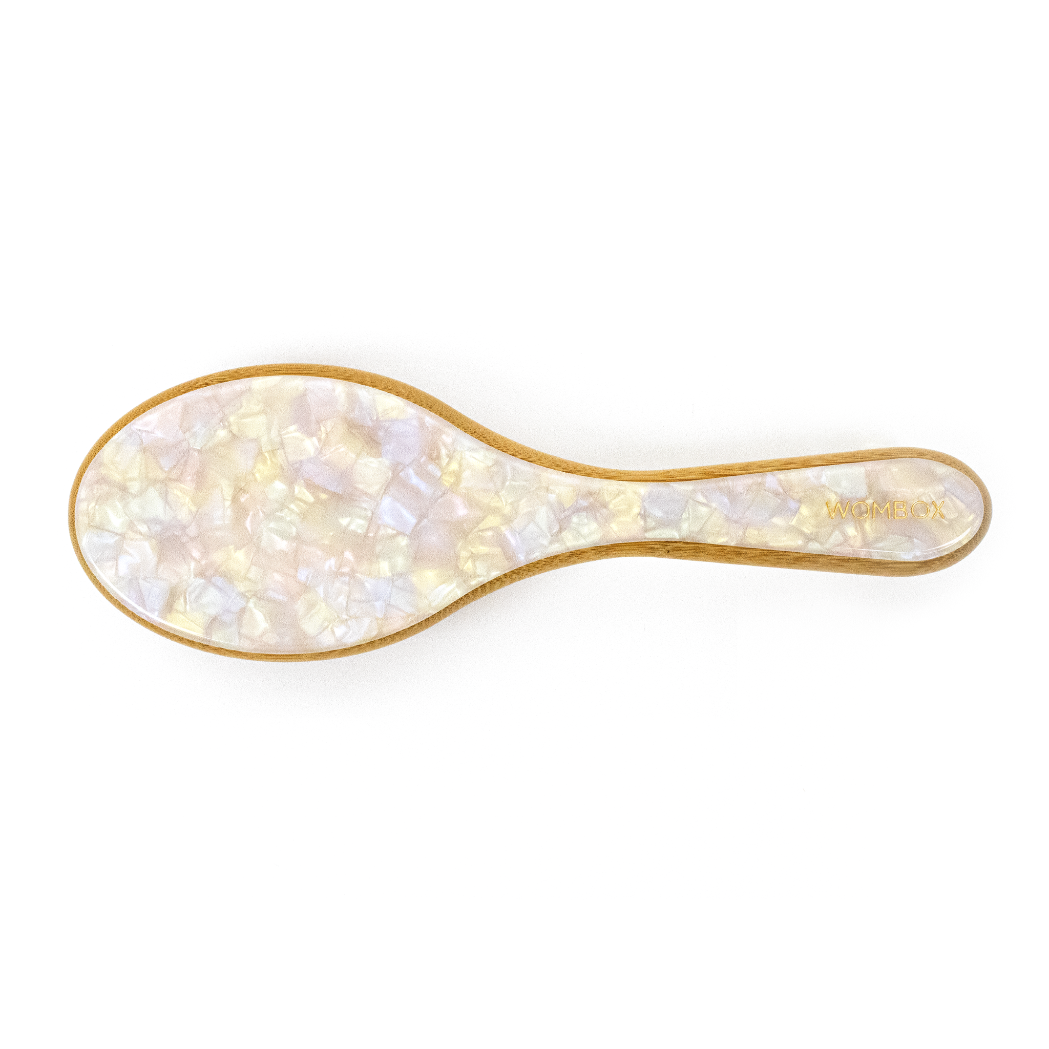 Bamboo Paddle brush in Morning Dew